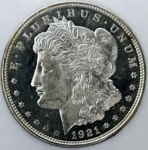 1921 MORGAN DOLLAR! MS+++! PROOF LIKE! GORGEOUS! GLASSY MIRRORS! NR #S1113