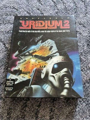 Seltenes Retro Spiel für Commodore Amiga - URiDiUM 2 in Originalverpackung