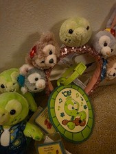 Disney Aulani Hawaii Duffy Friends Gelatoni Ears  Tag  Olu Keychain  Magnet