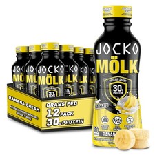 JOCKO Fuel Protein Ready-to-Drink Banana 12 fl oz Pack of 12