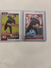 (2) Chase Burns ROOKIES - 2026 Topps SIlver Foilboard and base