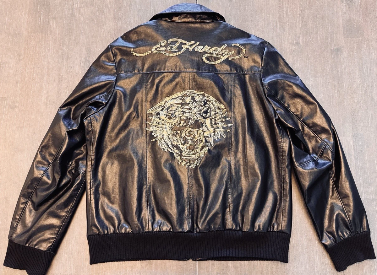 Ed Hardy Leather Jacket products for sale | eBay
