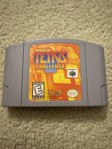 Magical Tetris Challenge (Nintendo 64 N64, 1999) Cartridge Only - Tested!