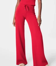 BEST SELLER SPANX AirEssentials Wide Leg Pant - Regular, Spanx Red NEW WITH TAG