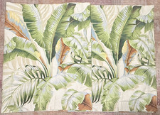 Tommy Bahama Sham Set KING Palmiers Tropical Palm Leaves Maximalist Botanical