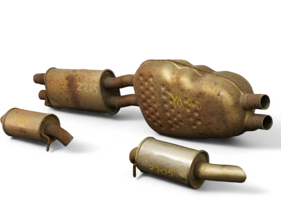 05-09 Land Rover Lr3 L319 4.4L Exhaust Muffler Silencer Pipe Center Rear Oem Foto 2 de 4