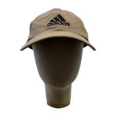 Adidas Climalite Adjustable Hat Cotton Logo Cap Casual Dad Hat Tan One Size