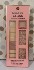 Dashing Diva - Gloss - Ultra Shine Gel, Nail Strips - GS144 Crystal Clear Mini