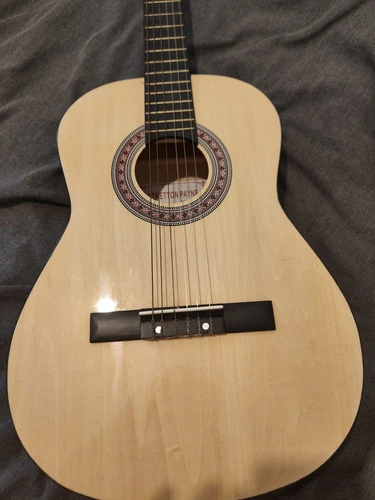 Stretton Payne Acoustic Guitar Light Brown 6 String With Case And Picks