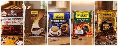 Premier Instant Coffee Mix   With Original, Strong, Fusion, White, 2in1 Flavours