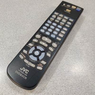 TESTED JVC DVD & VCR LP21036-038 Remote Control 3D- PHONIC / DVD PICTURE