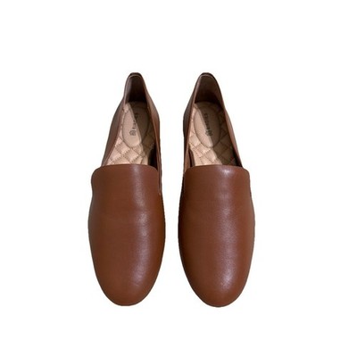 Birdies The Starling Loafer Comfort Cognac Leather Size 7.5 Flat Womens Shoes