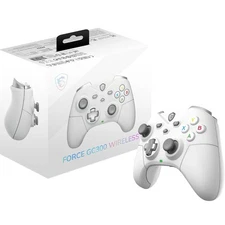 FORCE GC300 WIRELESS WHITE PC Gamepad Controller - 2.4 GHz, Bluetooth, USB Ty...