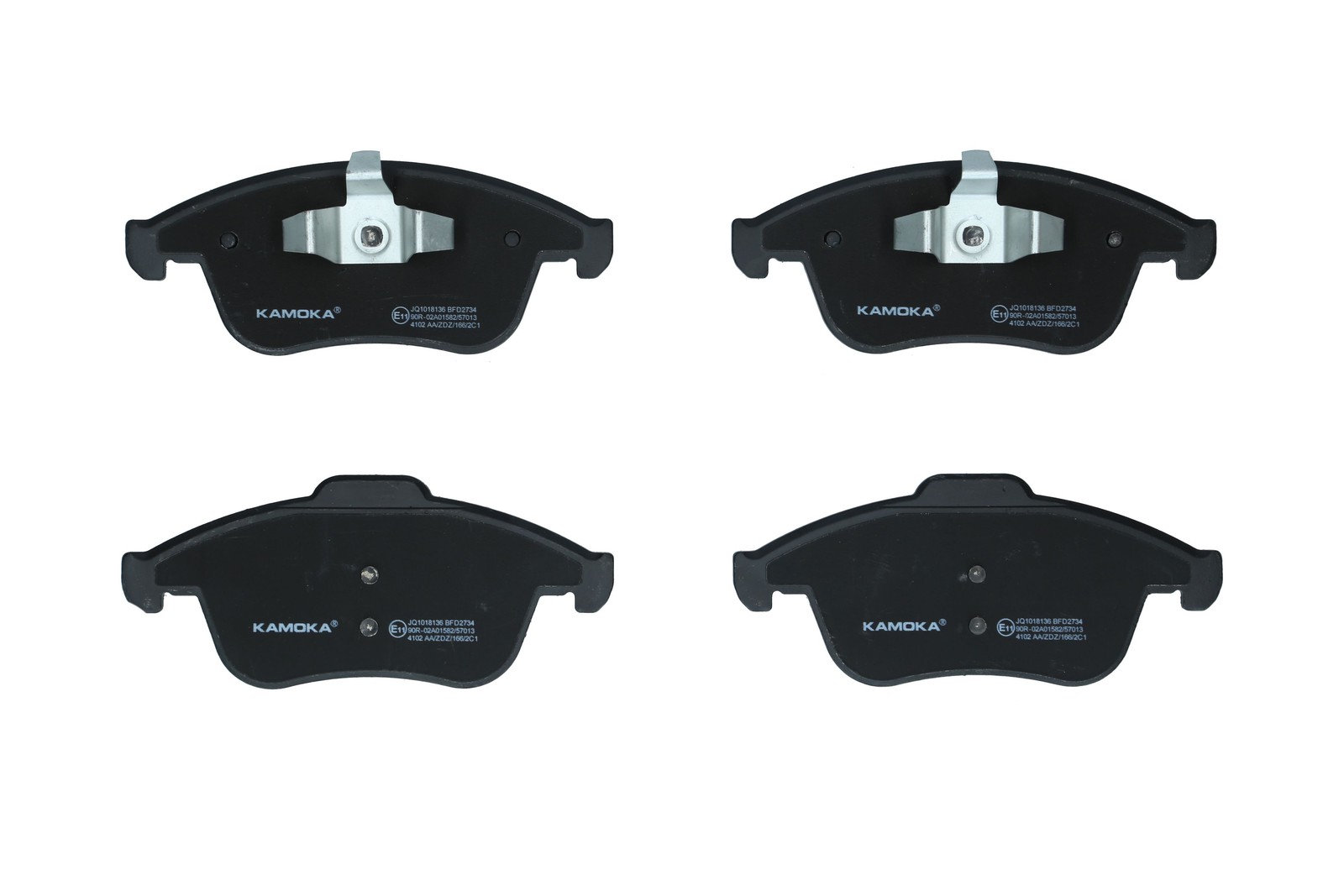Fits KAMOKA UK�ADY HAMULCOWE JQ1018136 BRAKE PADS FRONT RENAULT LAGUNAIII 07-,