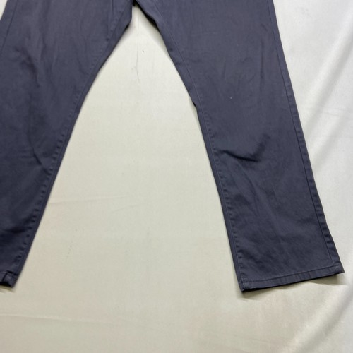 Jeans vintage resistente alle intemperie uomo 34x30 blu denim elasticizzato vita media taglio dritto - Foto 2 di 14