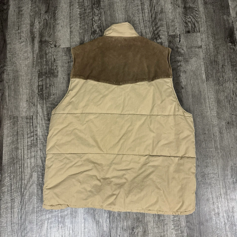 Vintage Gap Cow Suede Insulated Vest XL - Image 2 of 4