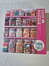 Cobble Hill 500 Piece Jigsaw Puzzle Candy Jars Made In USA Colorful Board Games
