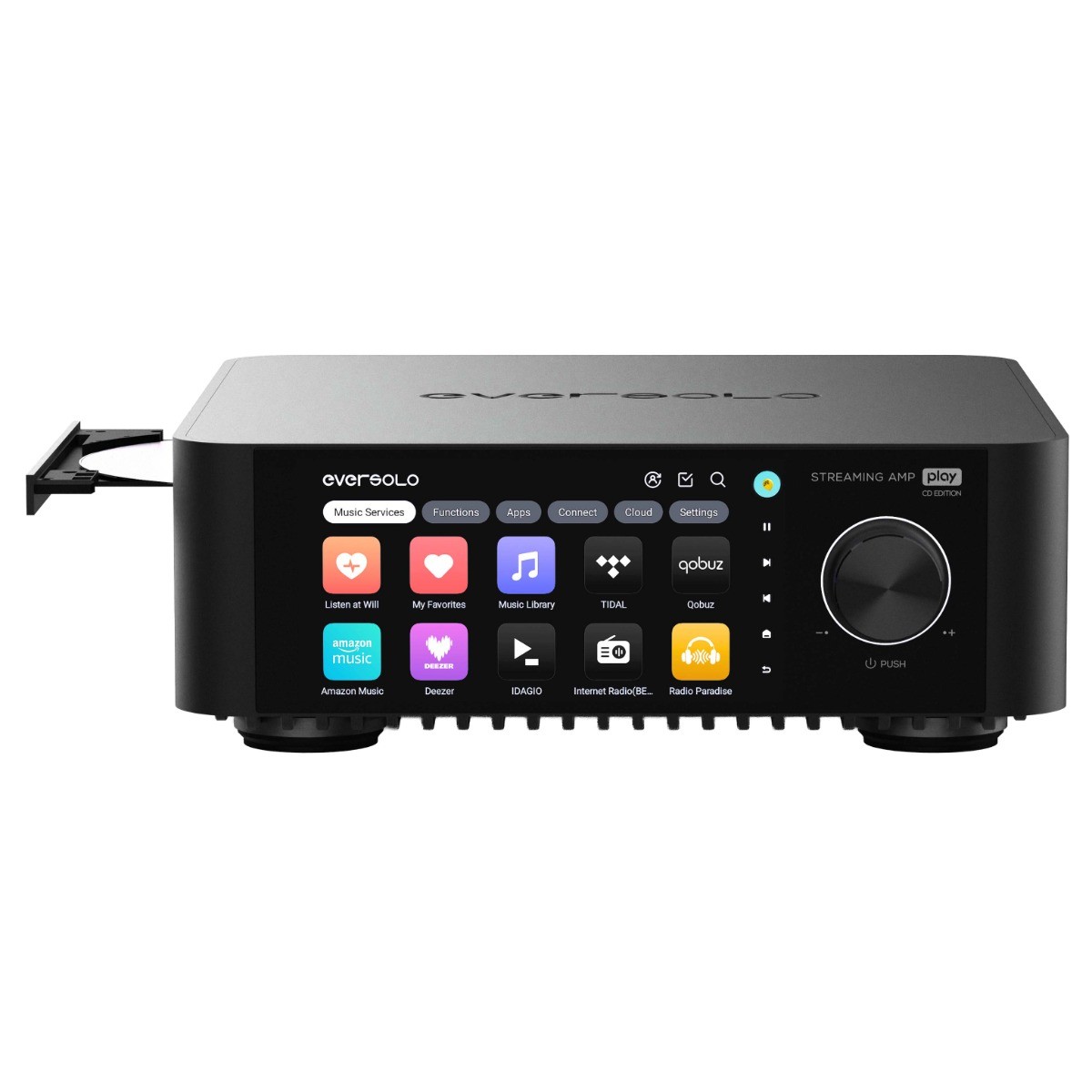 Eversolo Play CD Integrated Streaming Amplifier - Black