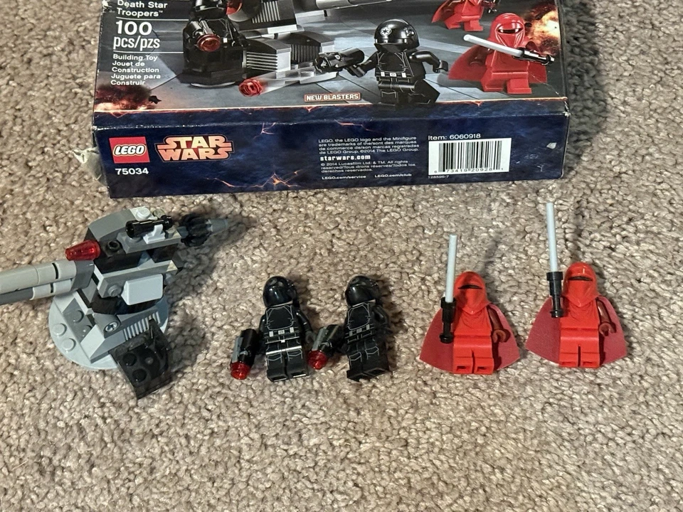LEGO Star Wars set #75034 Death Star Troopers W/ Minifigures Box & Instructions - Image 2 of 3
