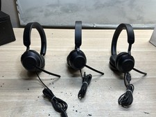 Jabra Evolve2 40 SE Stereo Wired On-Ear Headset USB-A Lot Of 3/JUA3021
