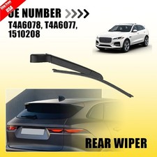 Rear Wiper Arm & Blade For 2017-2023 Jaguar F...