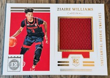 2021 Panini Chronicles #ESS-ZW Ziaire Williams Encased Substantial RC Swatches
