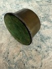 Vintage Brass Desktop Postage Stamp Keeper Roll Dispenser Holder — photo 4