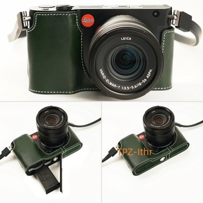 For Leica T TL TL2 (Typ701) Handmade Genuine Real Leather Half Camera Case Bag