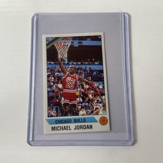 1990 Panini Sticker #91 Michael Jordan Chicago Bulls HOF NBA Basketball