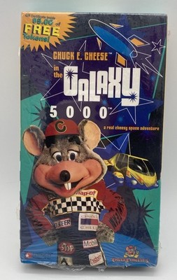 Chuck E. Cheese In The Galaxy 5000 A Real Cheesy Space Adventure VHS Tape 1999