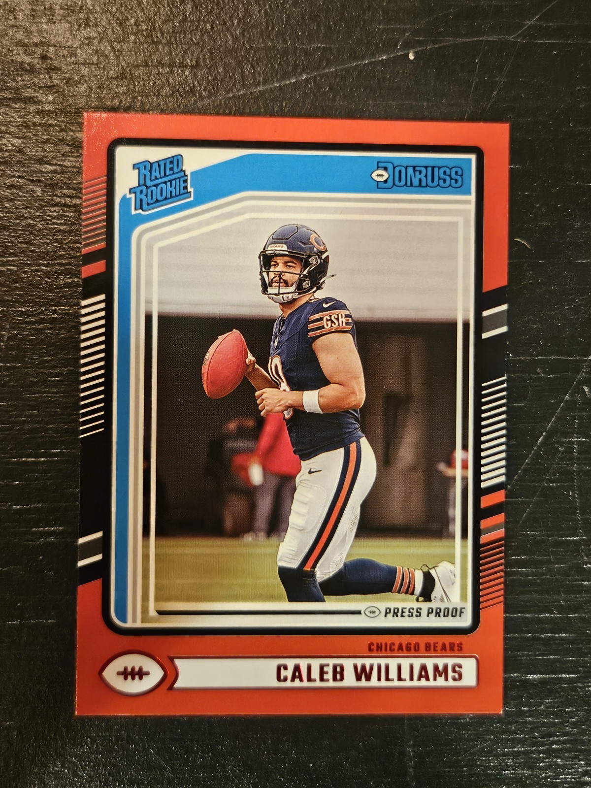 🔥🏟2024 Donruss Caleb Williams Press Proof Red Rated Rookie #327 Bears🔥🏈