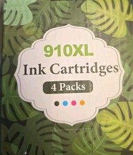 910 XL 910XL Ink Cartridges 4 Pack for HP OfficeJet Pro 8020 8035 8028 8025 8022