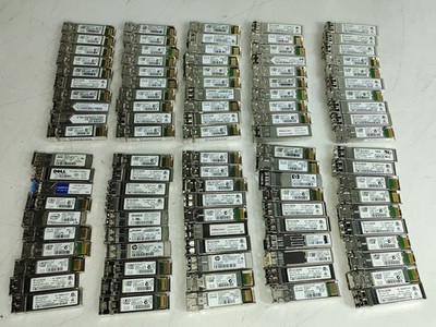 Mixed Brand Fiber Channel SFP Transceiver Modules Lot of 100 A2