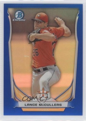 2014 Bowman Draft Top Prospects Chrome Blue Refractor Lance McCullers Jr 3g3