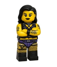 (STICKER) WWE Rhea Ripley Wrestling Minifigure Water Resistant Sticker AEW NXT
