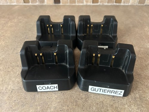 LOT OF 4 VERTEX CD-47 STANDARD DESKTOP CHARGER DOCK FOR VX110 VX120 VX146 VX150
