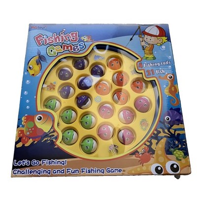 Fishing Game for Kids & Toddlers   Battery-Operated Rotating Fishing Toy Game