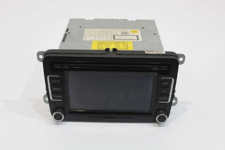 VW Tiguan 5N autoradio stereo dab cd unità principale senza codice 3C8035195A - Immagine 2 di 4