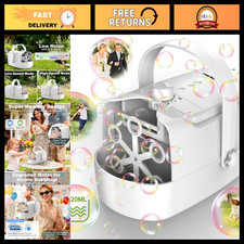 Automatic Bubble Machine - 18000 Bubbles/Min, Durable Bubble Blower for Kids, B
