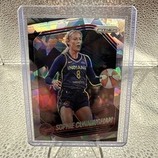 2025 Panini Prizm WNBA #63 Sophie Cunningham Silver Ice Prizm SP