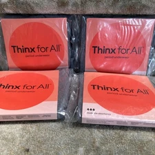 Lot Of Thinx For All Period Underwear Gray Medium Bikini Moderate Absorbency