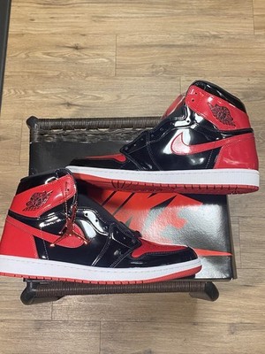 Size 15 - Jordan 1 Retro OG High Patent Bred for sale online | eBay