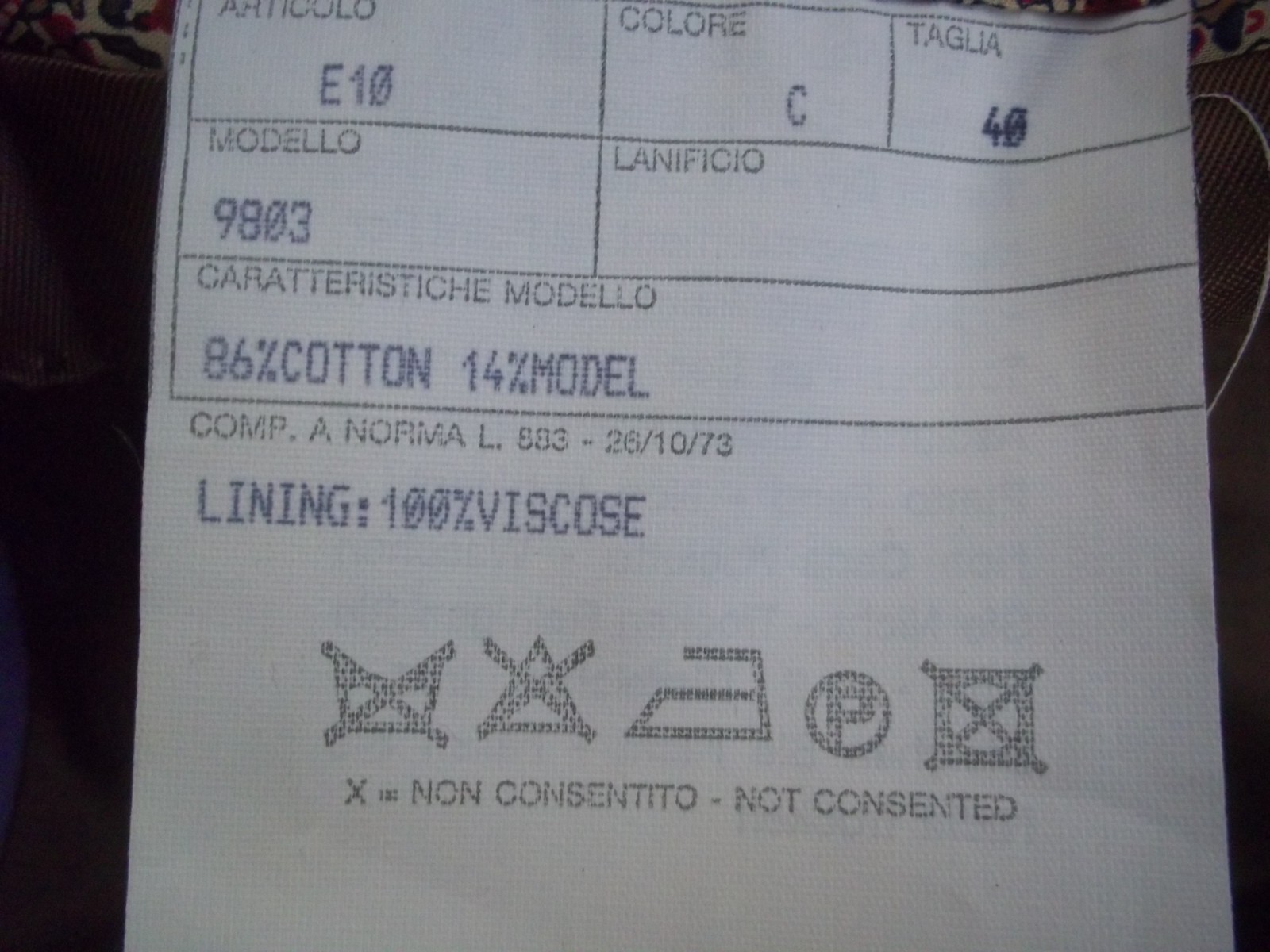 ( Paul Smith solid brown 2button side vents cotto… - image 10