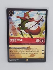 Robin Hood Sharpshooter 118/204 Legendary Lorcana Shimmering Skies Card NM