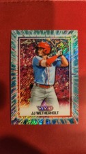 2025 leaf vivid JJ Wetherholt Aqua Green Shimmer 1/1 Cardinals