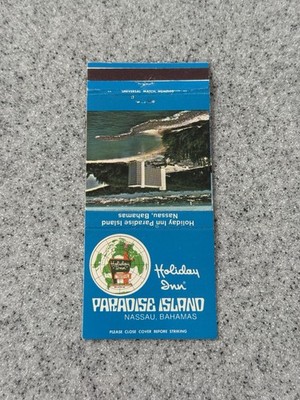Holiday Inn Paradise Island Nassau Bahamas Vintage Matchbook Cover F2