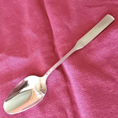 Oneida Deluxe Stainless Teaspoon Antares Pattern Satin Handle 6 1/8'' #72992