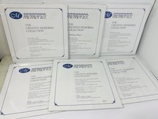 Creative Memories Scrapbook Pages Blank Holiday Scroll Lot Of 6 Assorted 12x12