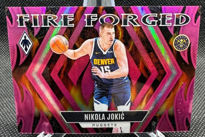 Nikola Jokic /99, Panini Phoenix Fire Forged  #4, 2023-24 Denver Nuggets, Serbia