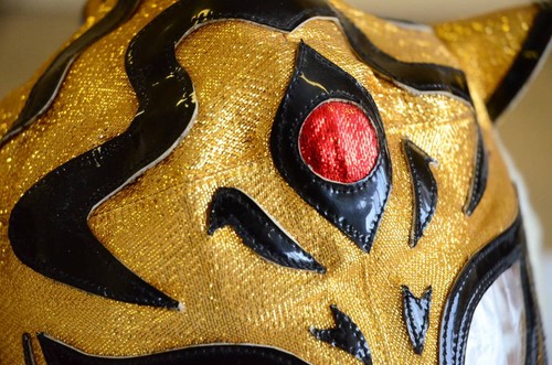 Maschera Tigre Prima Generazione Ultima Versione con Zanne Maschera Wrestling Mask Lopez Ma - Foto 4 di 10
